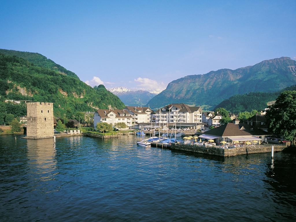 Hotel Winkelried Am See Stansstad Room photo